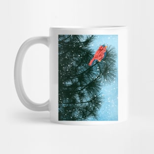 bird in pine tree Mug